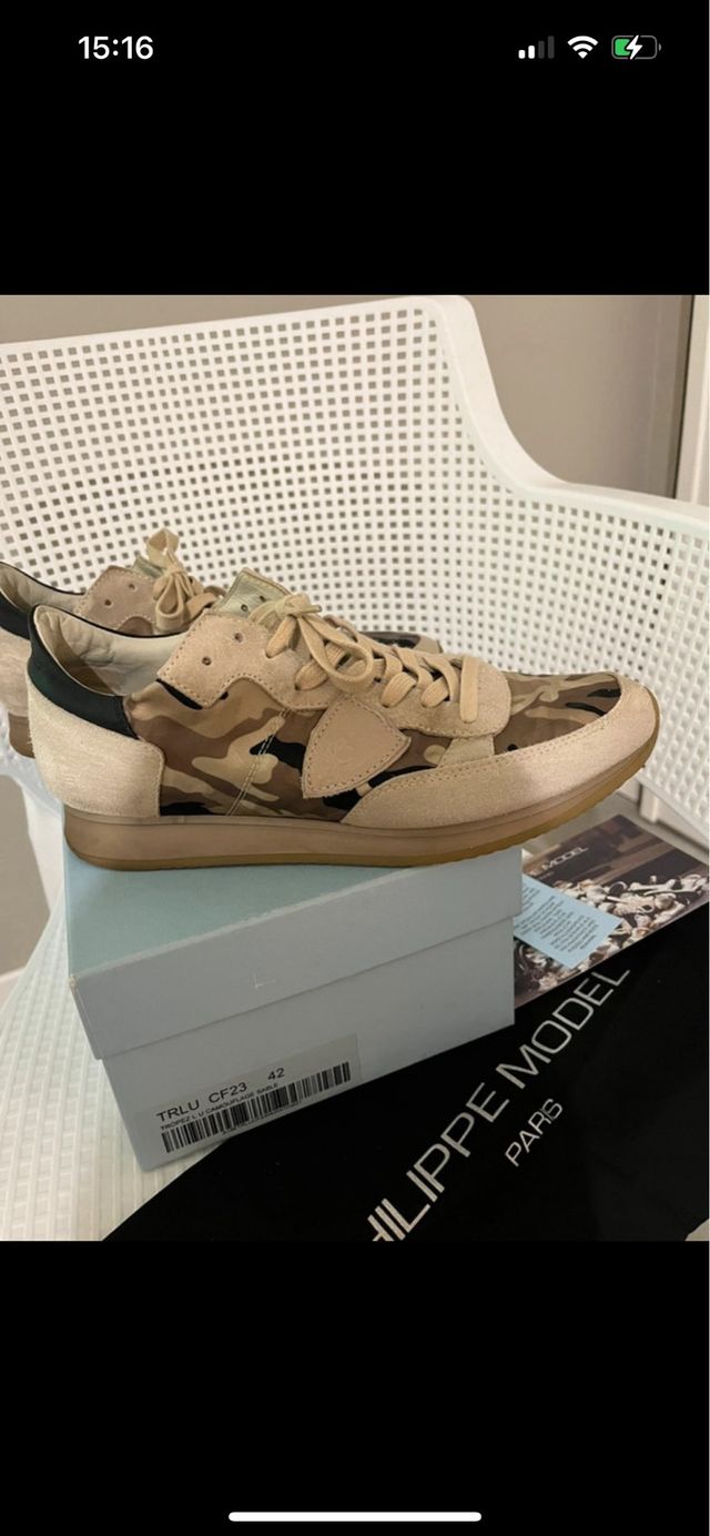 Philippe Model Sneakers Uomo Beige/Verde 42