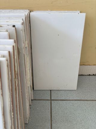 63 Losas pared blancas