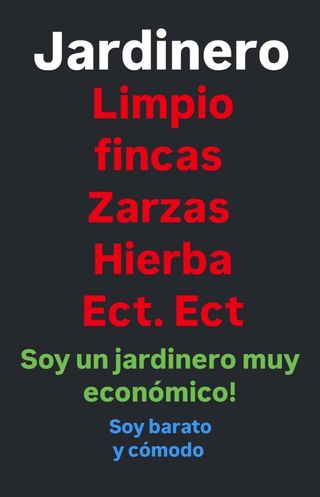 Jardinero Económico