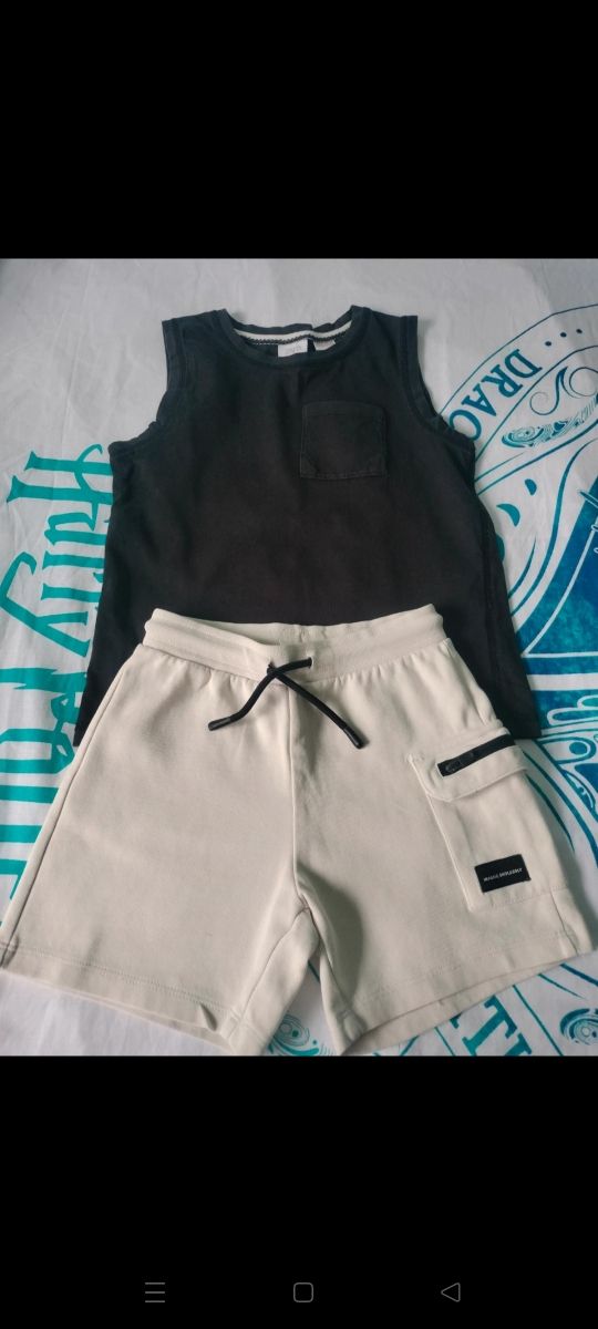 Conjunto Zara niño: camiseta+bermuda
