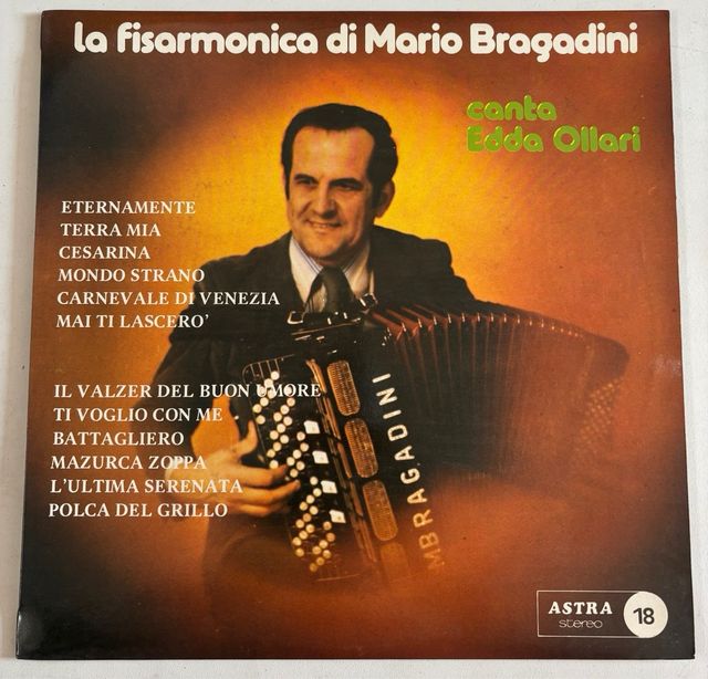 LP 33 giri Mario Bragadini - Fisarmonica
