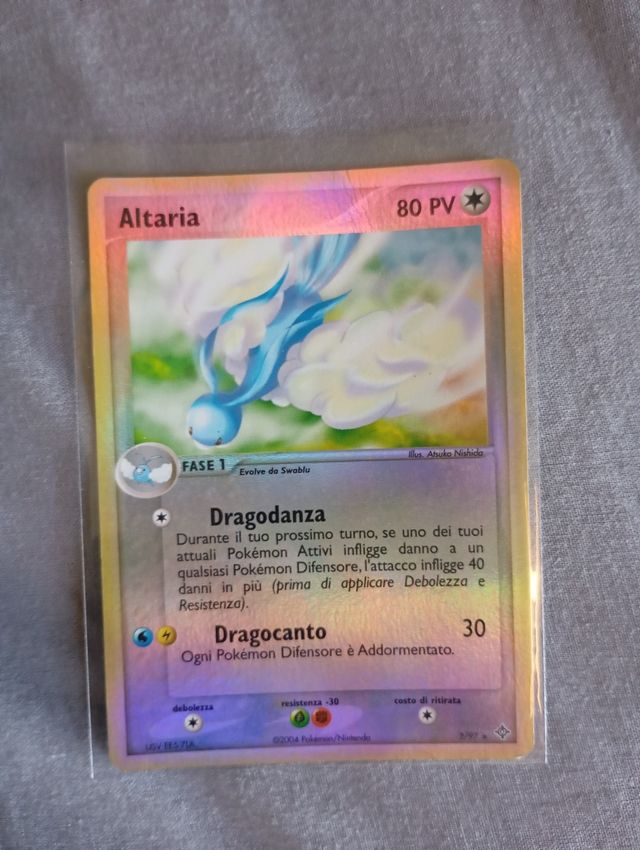 Altaria holo reverse vintage Pokemon