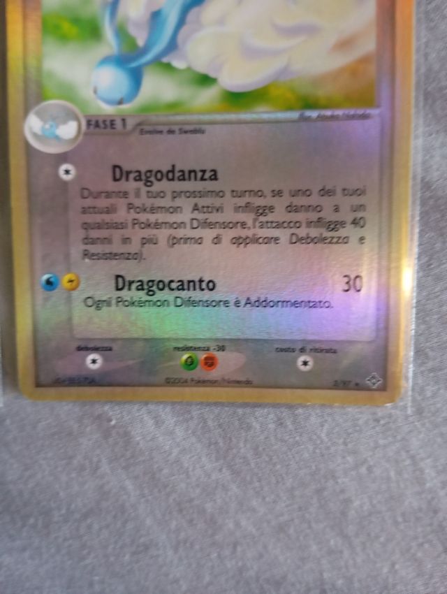 Altaria holo reverse vintage Pokemon