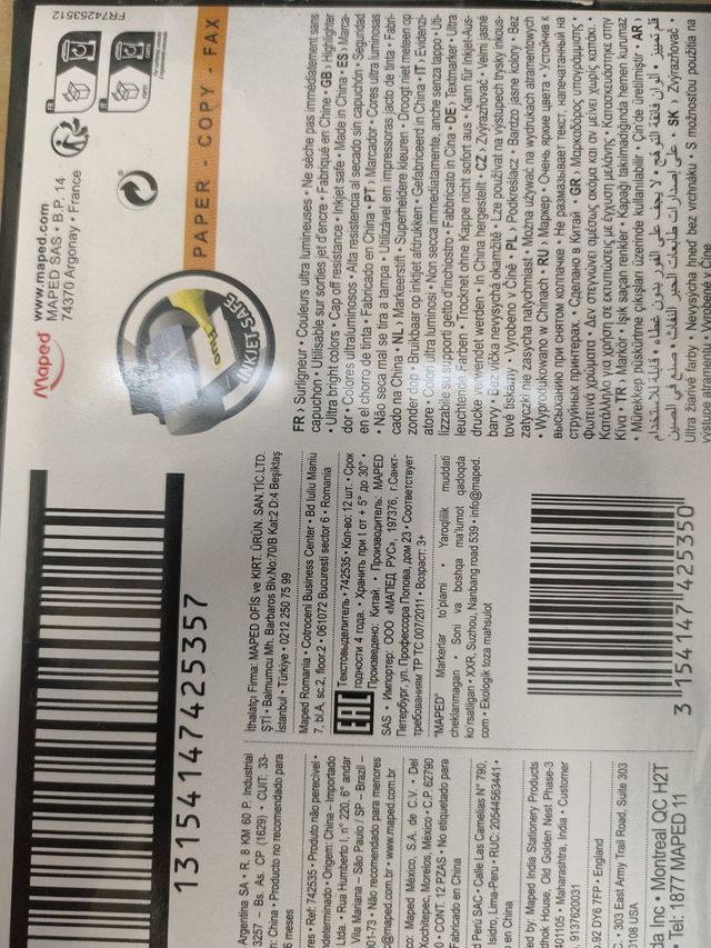 Evidenziatore Maped Fluo 1-5mm Arancione