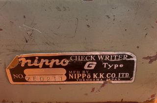 Marcadora de cheques Nipoo check writer