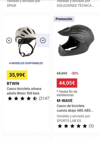 Casco bici Decathlon nuevo