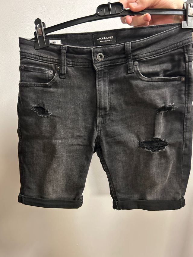 Bermudas Jack&Jones negras - Hombre