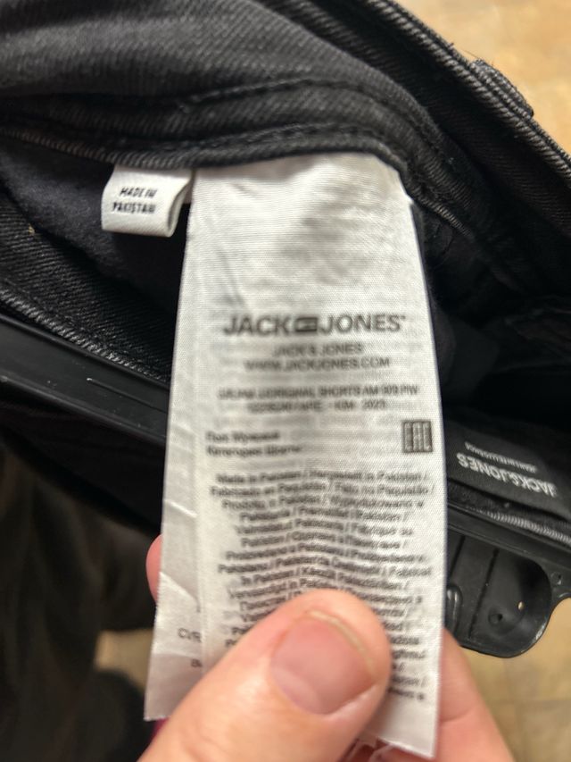 Bermudas Jack&Jones negras - Hombre