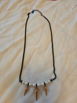 Collar Majorica - perlas & picos