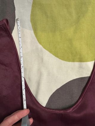 Blusa Zara S - morada - satinada