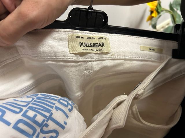 Shorts Pull&Bear blancos talla 19