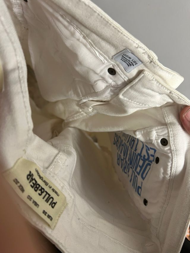 Shorts Pull&Bear blancos talla 19