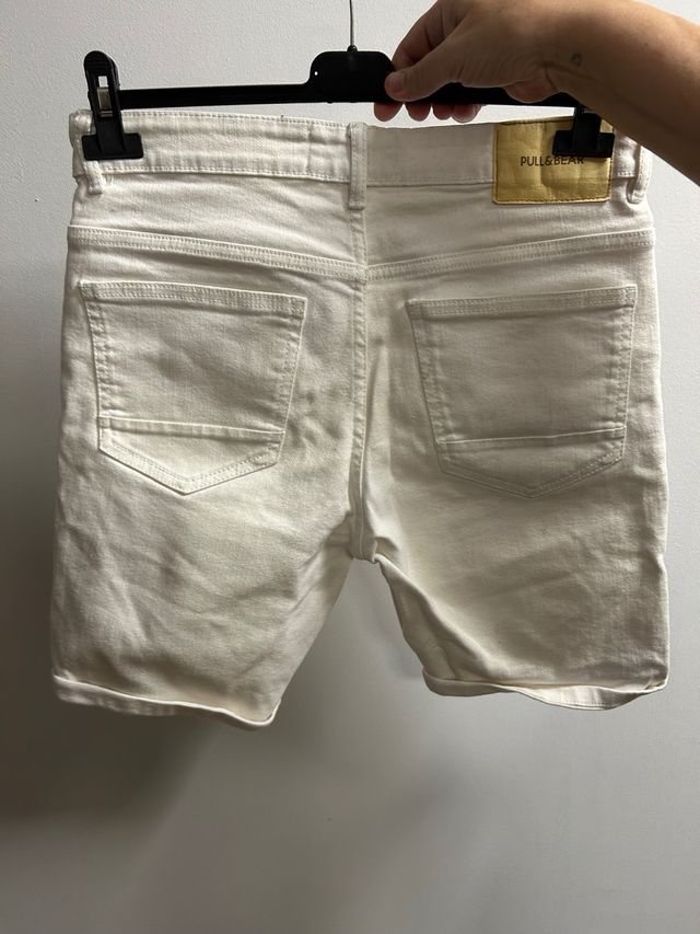 Shorts Pull&Bear blancos talla 19