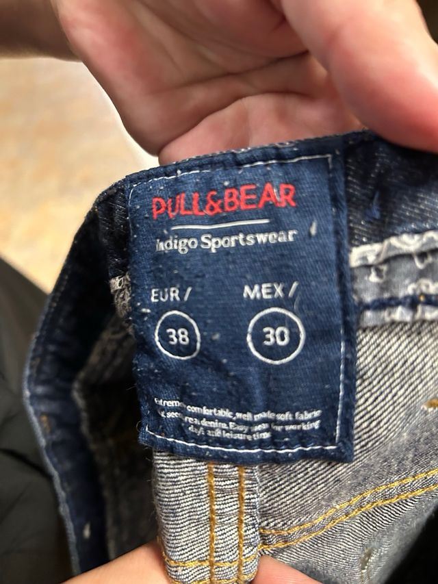 Shorts Pull&Bear rotos azul marino