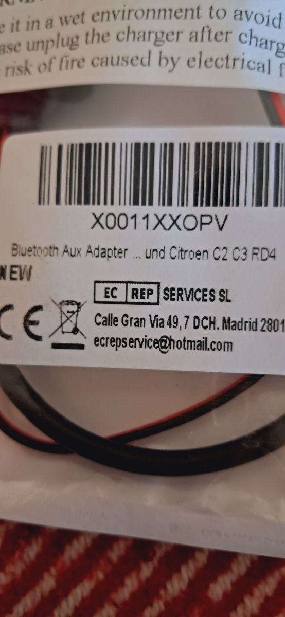 Adaptador Bluetooth Fydun para Coche