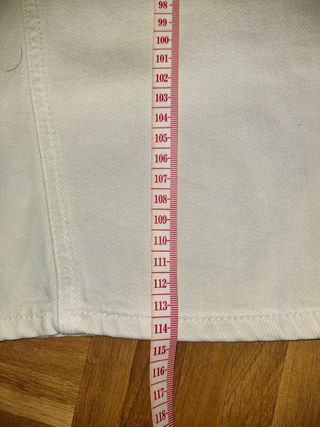 Pantalones campana Massimo Dutti blancos