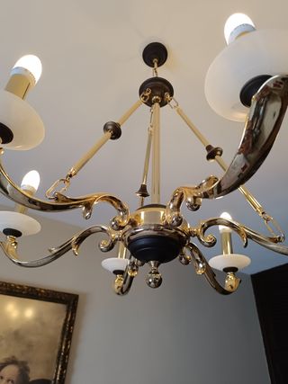 Lampara 6 brazos -Dormitorio/Salon