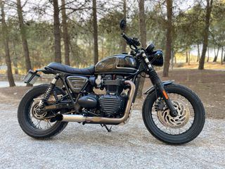 Triumph T120 Tamarit #51  Brat Scrambler Custom