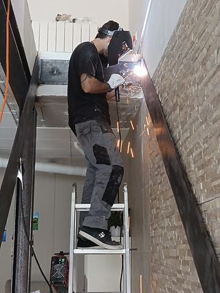 Soldador Herrero Escaleras