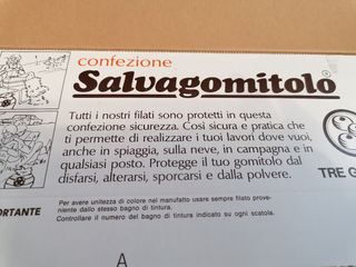 8 Gomitoli Cotone - Filato N°8