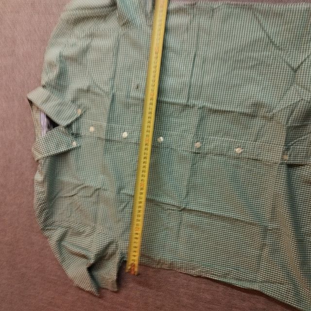 Camisa Lacoste verde vichy