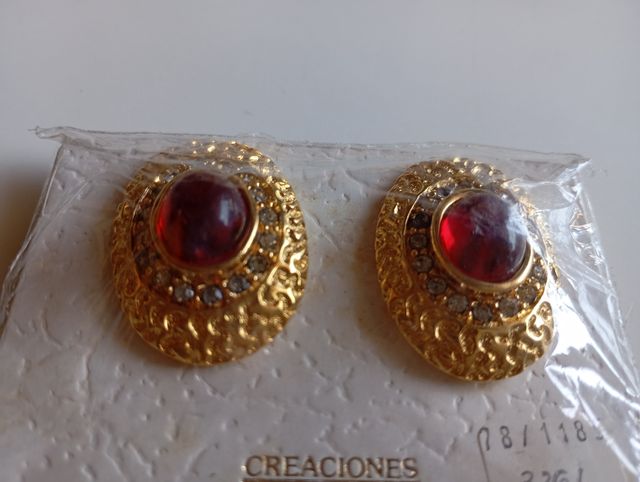 Orecchini dorati CHELCRIS,SL vintage