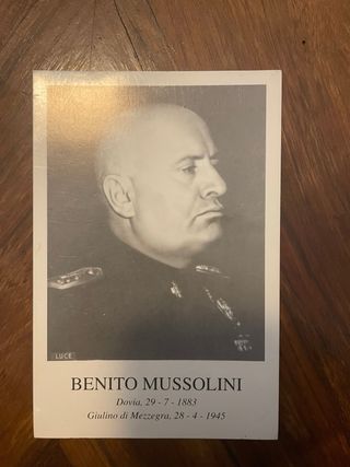Cartoline Mussolini - 2 pezzi