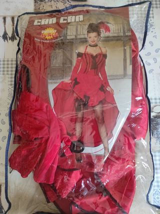 Disfraz Vaquera Cía Cía Rojo