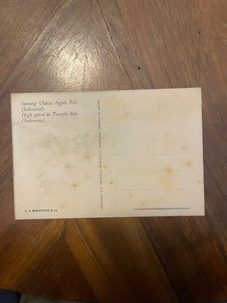 Cartoline Bali antiche