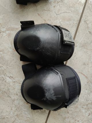 Protecciones skate/patines - 2 coderas, 2 rodiller