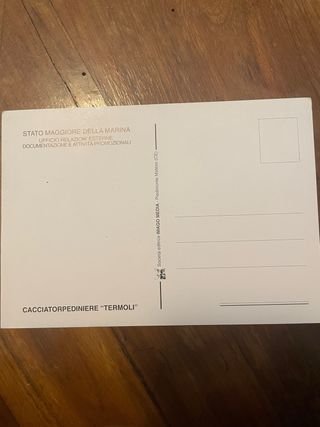 5 cartoline navi vintage