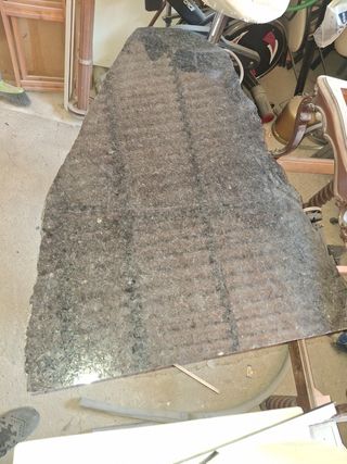 Mesa antigua Alfa con mármol