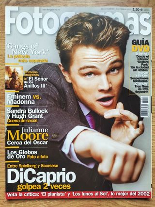 Fotogramas n. 1912. Feb. 2003 Leonardo di Caprio