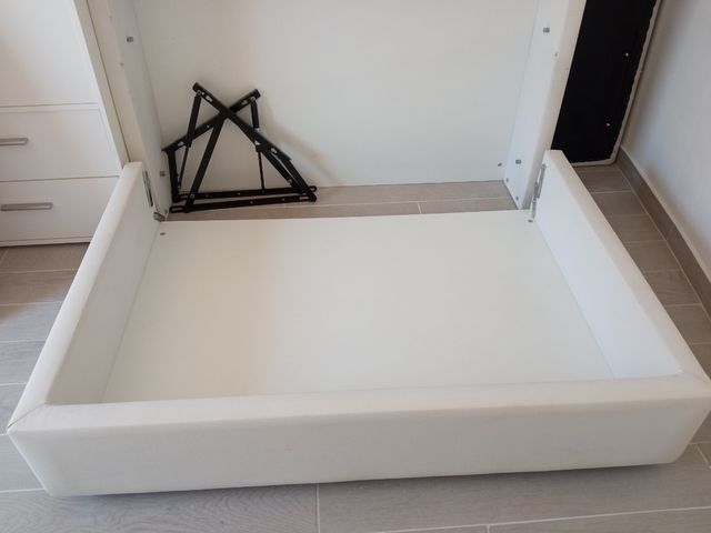 Canapé blanco polipiel