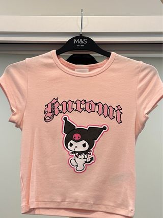 Top Kuromi rosa