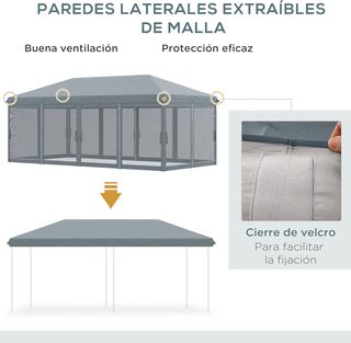Carpa Plegable 6x3m