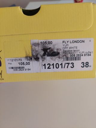 Sandalias cuña FLY London Yupi por estrenar, 38