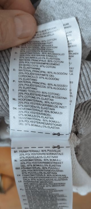 Felpa Reebok Grigia Unisex