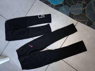 2 Leggings bimba neri