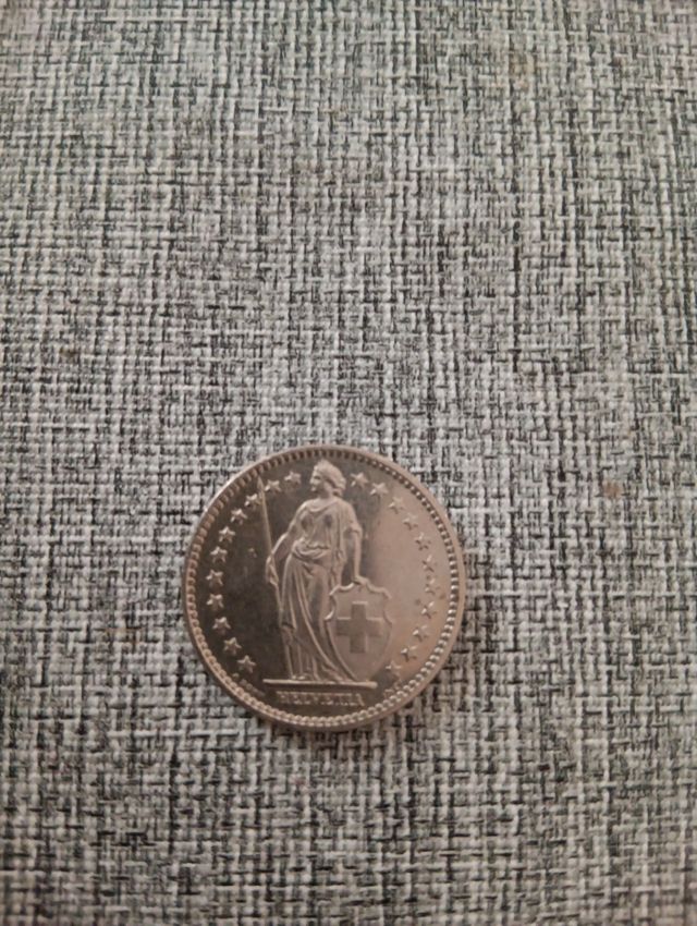 Moneda Suiza 2 Francos 1982