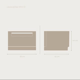 Lavavajillas EVVO - Compacto (6 servicios)