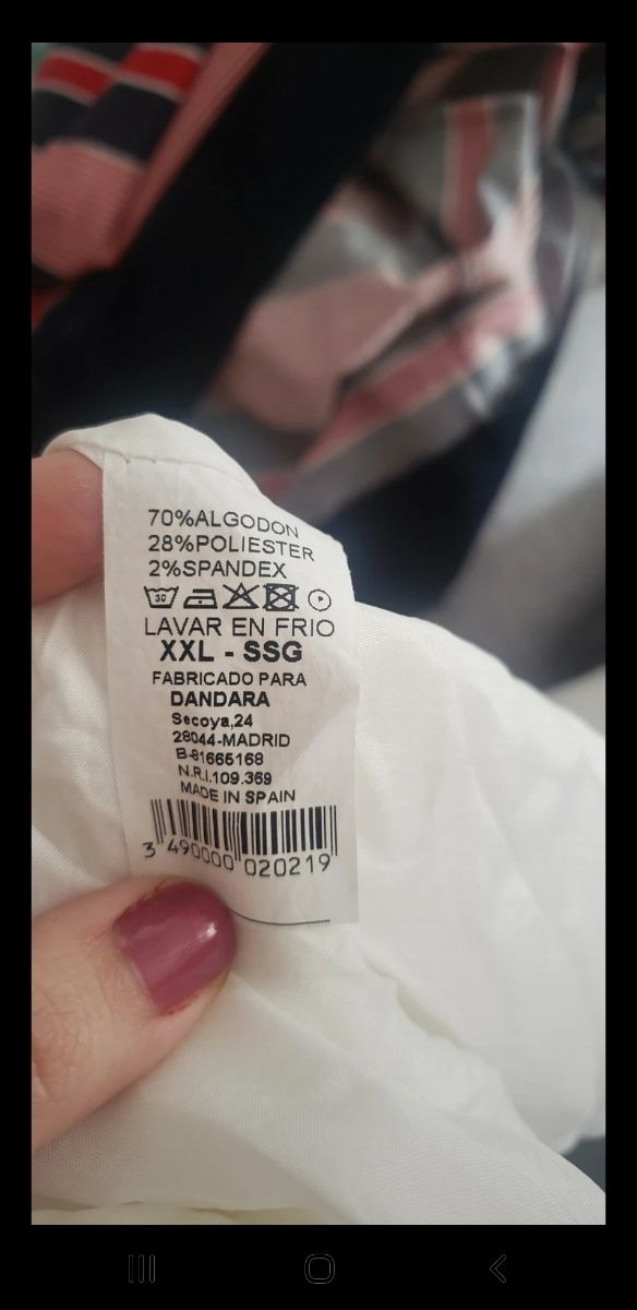 Vestido blanco con lentejuelas