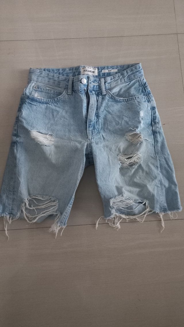 Shorts Pull&Bear denim azul - 36