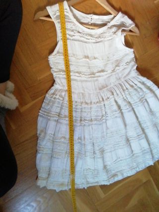 Vestido blanco verano niña Mayoral talla M