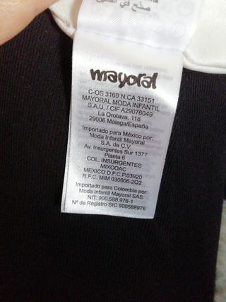 Vestido blanco verano niña Mayoral talla M