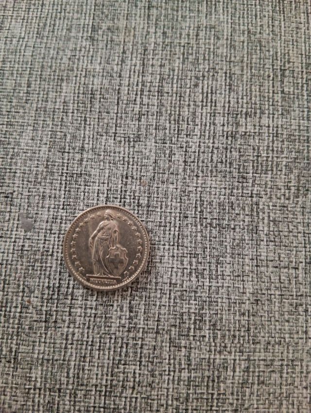 Monedas suizas 1 franco 1969