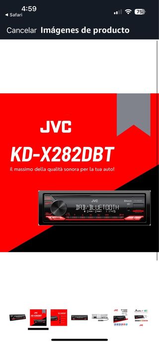 Radio JVC KD-X27BT Bluetooth