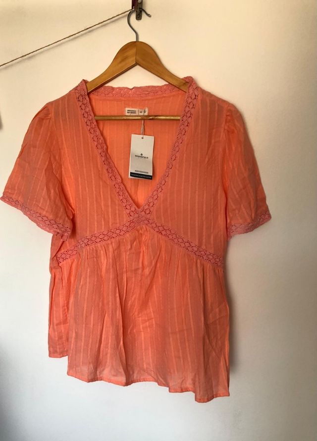 Blusa Springfield rosa - Talla 42
