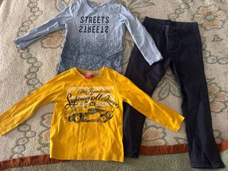Abiti bimbo 4 anni - 2 maglie + pantaloni