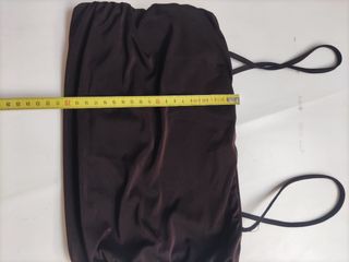 Top marrón brillante